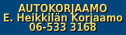 E. Heikkilän Korjaamo logo